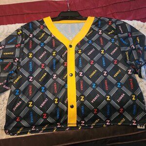 ZUMBA Sport  Mode Cropped Mesh Baseball Top